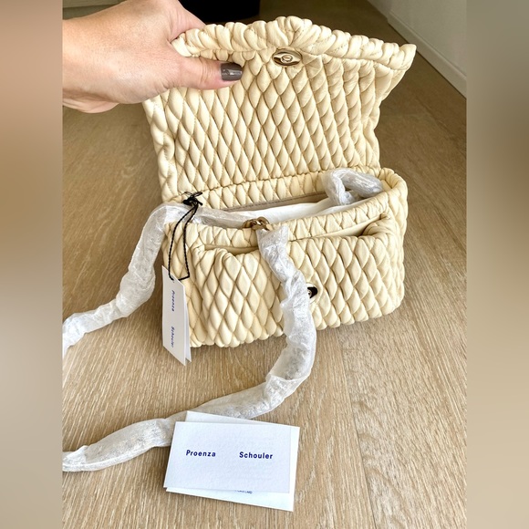 PROENZA SCHOULER Small Quilted PS Harris Bag! Pale Sand color! NWT! Never worn. - Picture 9 of 14